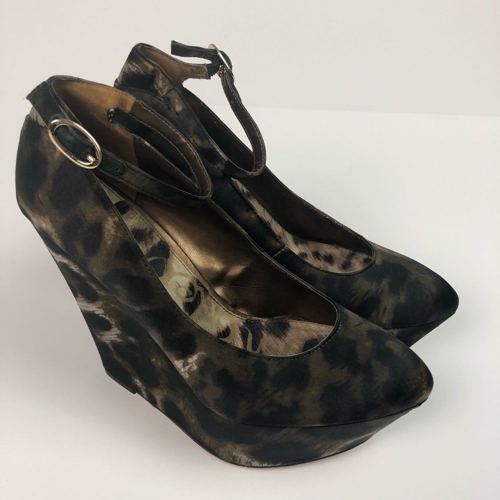 Sam Edelman ‘Quinn’ animal print wedge